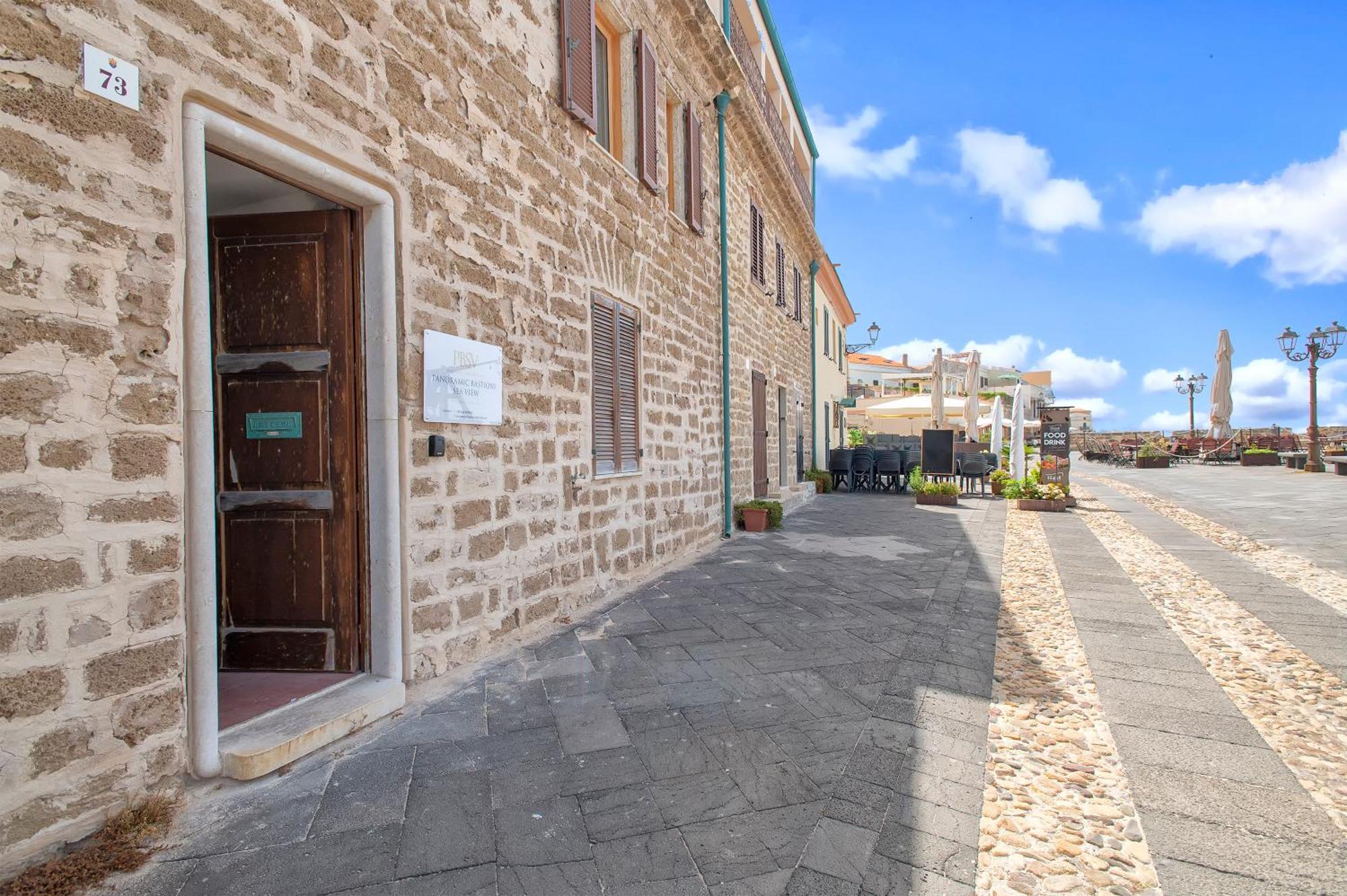 Panoramic Bastioni Sea View Apartment Alghero Exterior photo